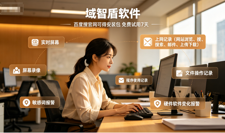 企业办公电脑监控有什么用?分享企业办公电脑监控的6个功能,26新整理!(图3) 企业办公电脑监控有什么用?分享企业办公电脑监控的6个功能,26新整理!(图3)