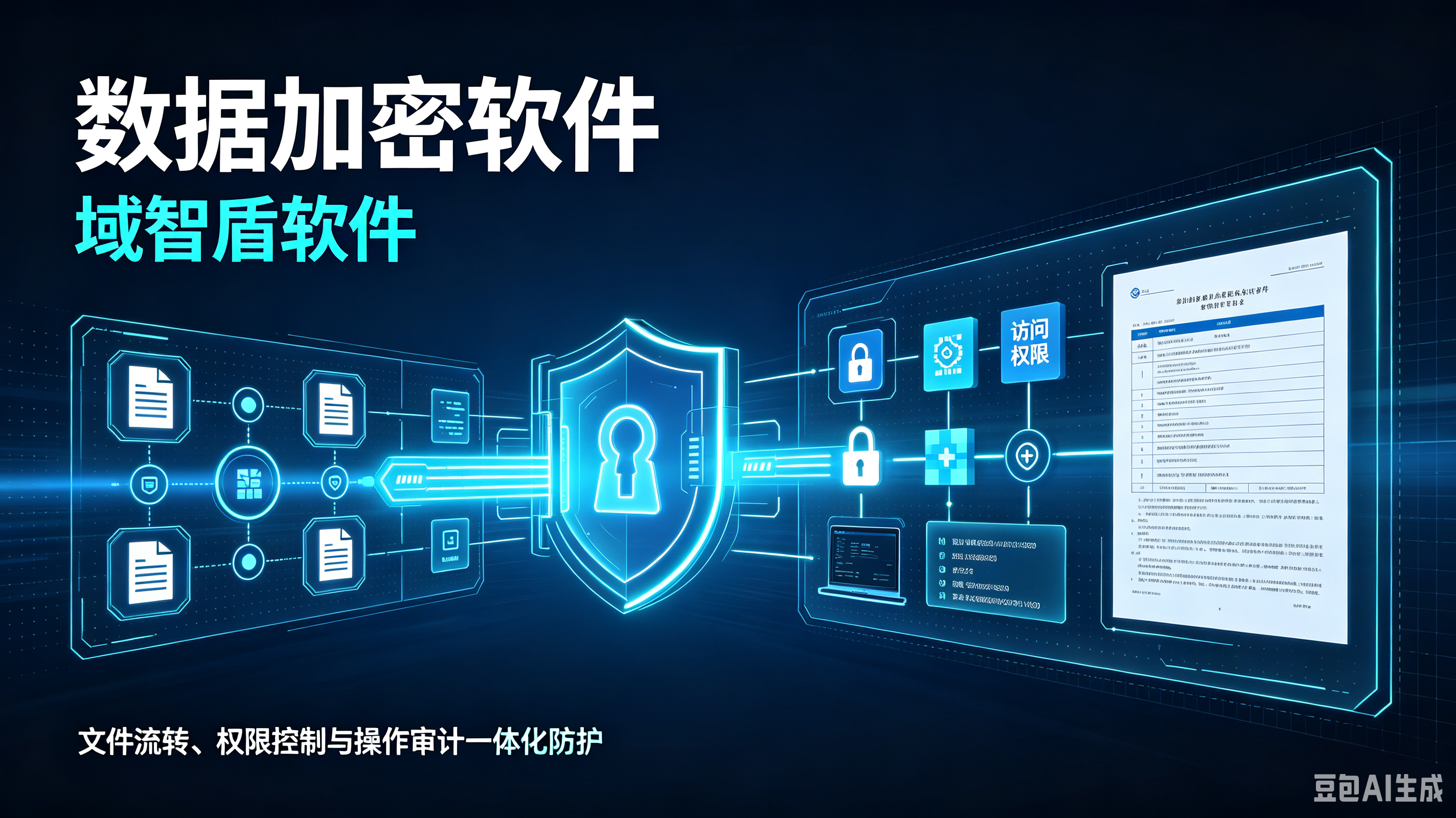 契合《数据安全法》商业秘密保护规范，数据加密软件，覆盖内网、外勤办公终端(图1)