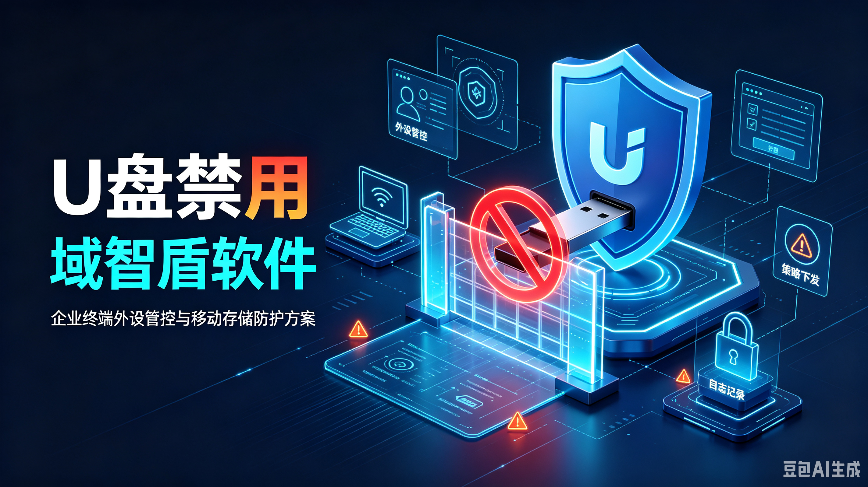 外来 U 盘带入勒索病毒怎么办？U 盘禁用，5 套方案守住终端数据资产(图1)